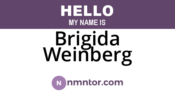 Brigida Weinberg