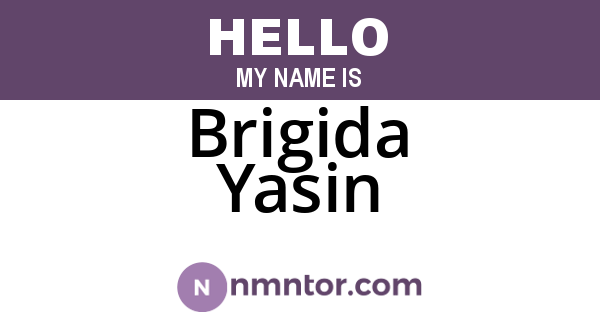 Brigida Yasin