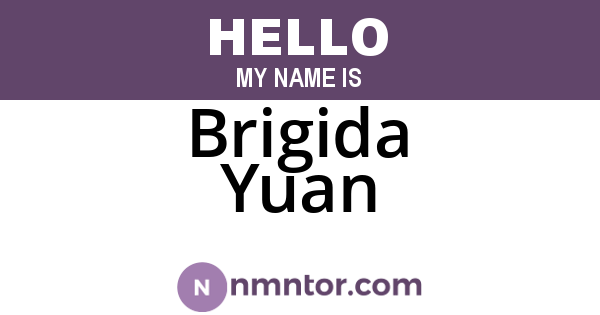 Brigida Yuan