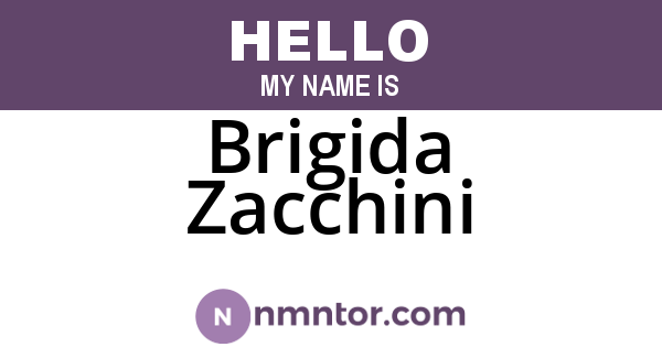 Brigida Zacchini