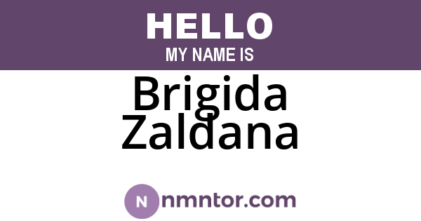 Brigida Zaldana