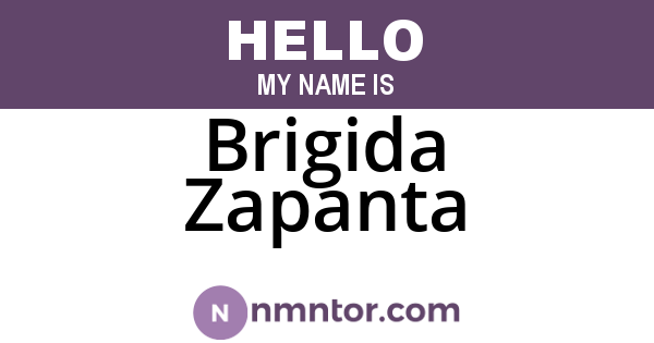 Brigida Zapanta