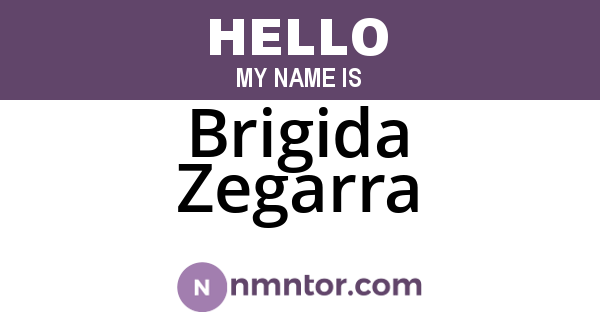 Brigida Zegarra