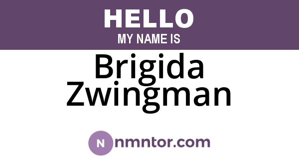 Brigida Zwingman