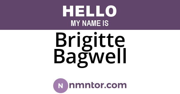 Brigitte Bagwell