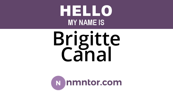 Brigitte Canal