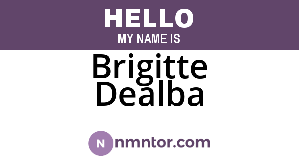 Brigitte Dealba