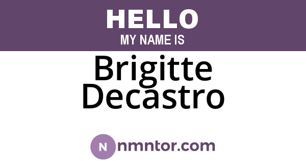 Brigitte Decastro