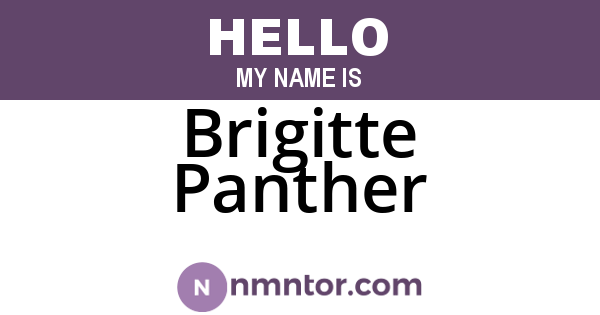 Brigitte Panther