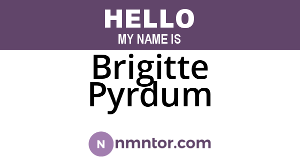 Brigitte Pyrdum