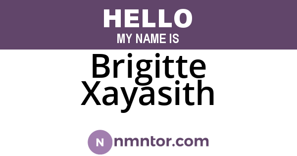 Brigitte Xayasith