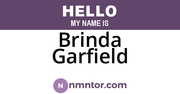 Brinda Garfield