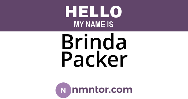 Brinda Packer