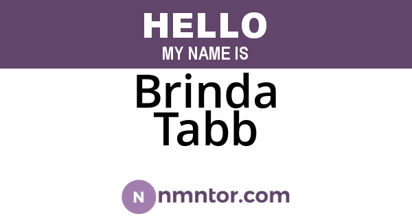 Brinda Tabb