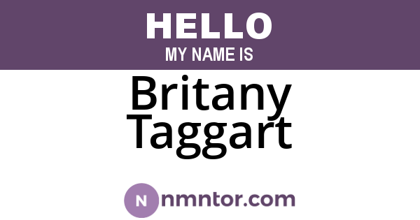 Britany Taggart