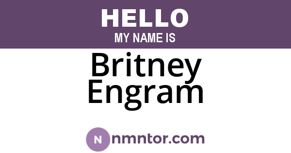 Britney Engram
