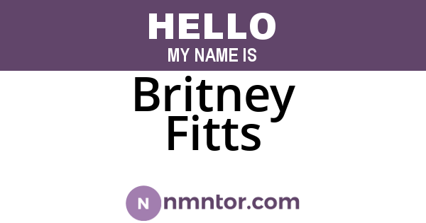 Britney Fitts