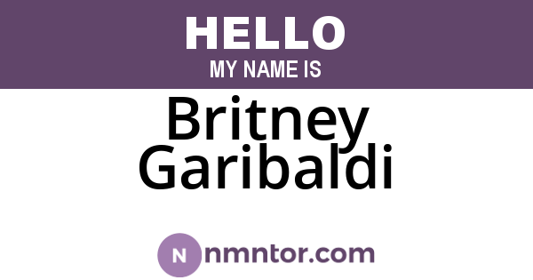 Britney Garibaldi