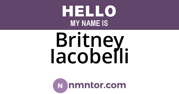 Britney Iacobelli