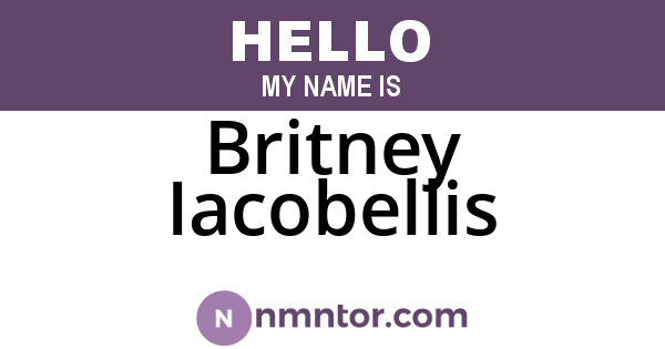 Britney Iacobellis