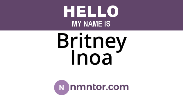 Britney Inoa