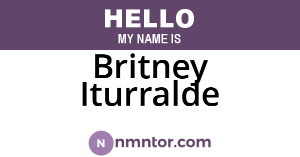 Britney Iturralde