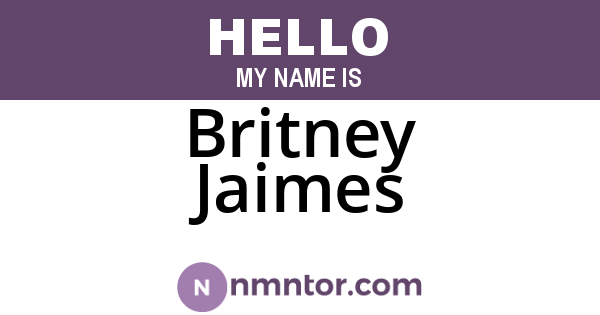Britney Jaimes