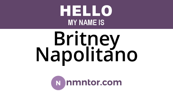 Britney Napolitano