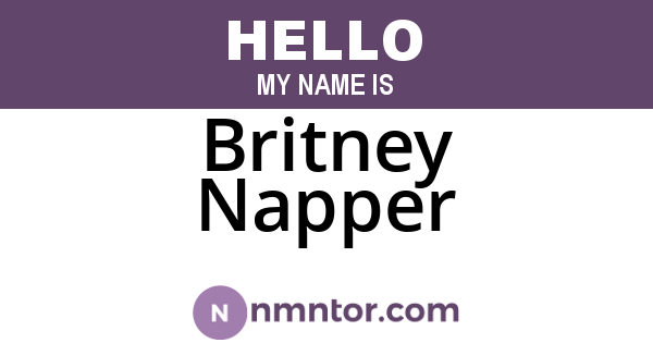 Britney Napper