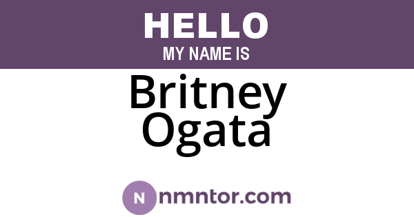 Britney Ogata