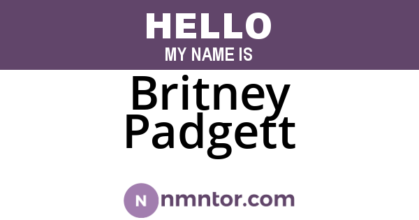 Britney Padgett