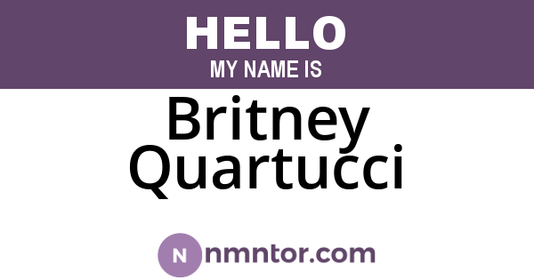 Britney Quartucci