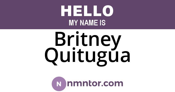 Britney Quitugua