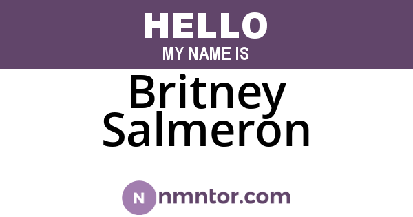 Britney Salmeron