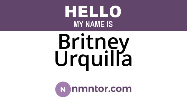 Britney Urquilla