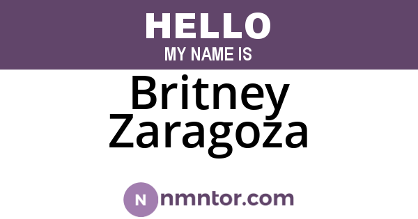 Britney Zaragoza