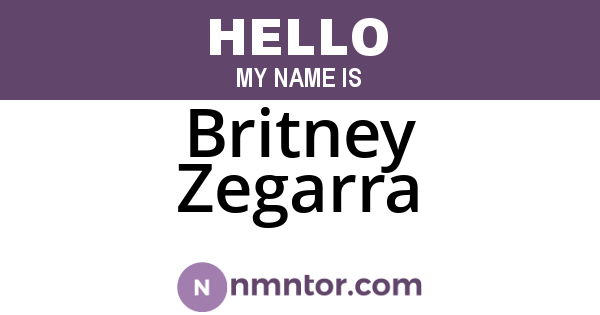 Britney Zegarra
