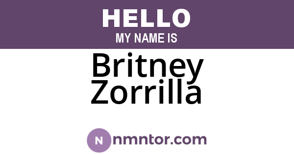 Britney Zorrilla