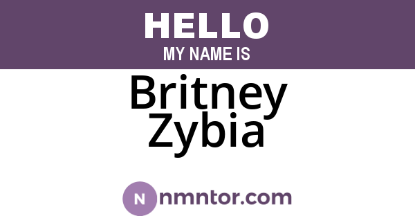 Britney Zybia