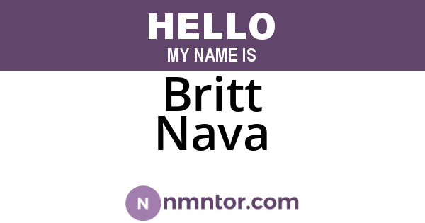 Britt Nava