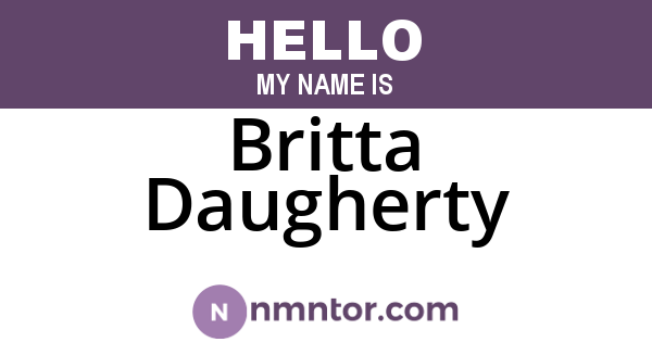 Britta Daugherty