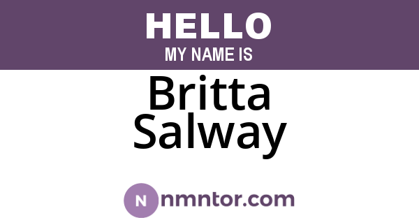 Britta Salway