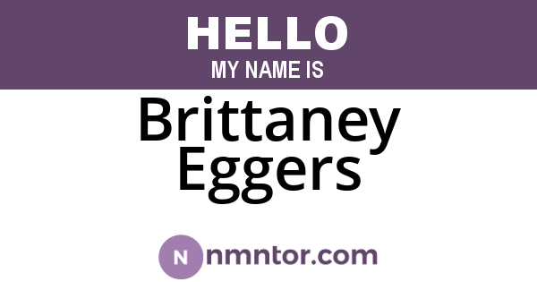 Brittaney Eggers