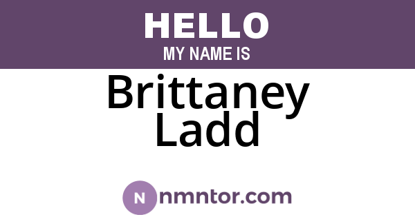 Brittaney Ladd