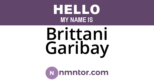 Brittani Garibay
