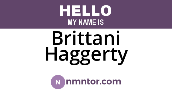 Brittani Haggerty