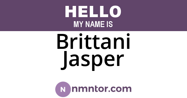 Brittani Jasper