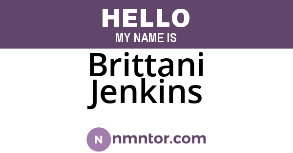 Brittani Jenkins