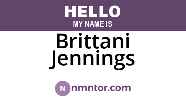 Brittani Jennings