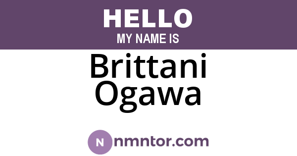 Brittani Ogawa